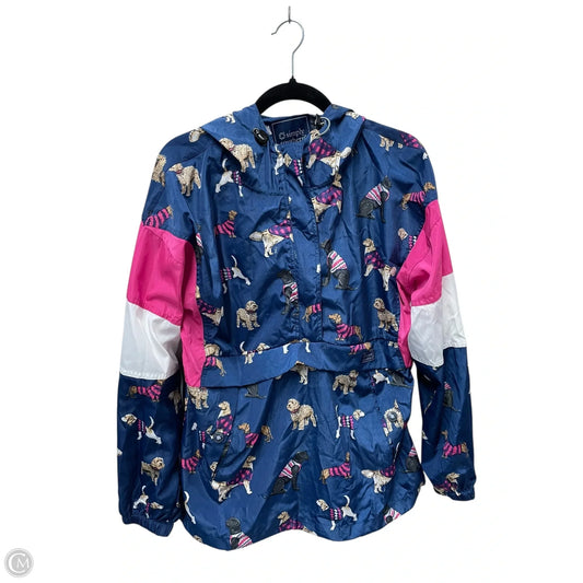Jacket Windbreaker By Simply Southern In Animal Print, Size: L