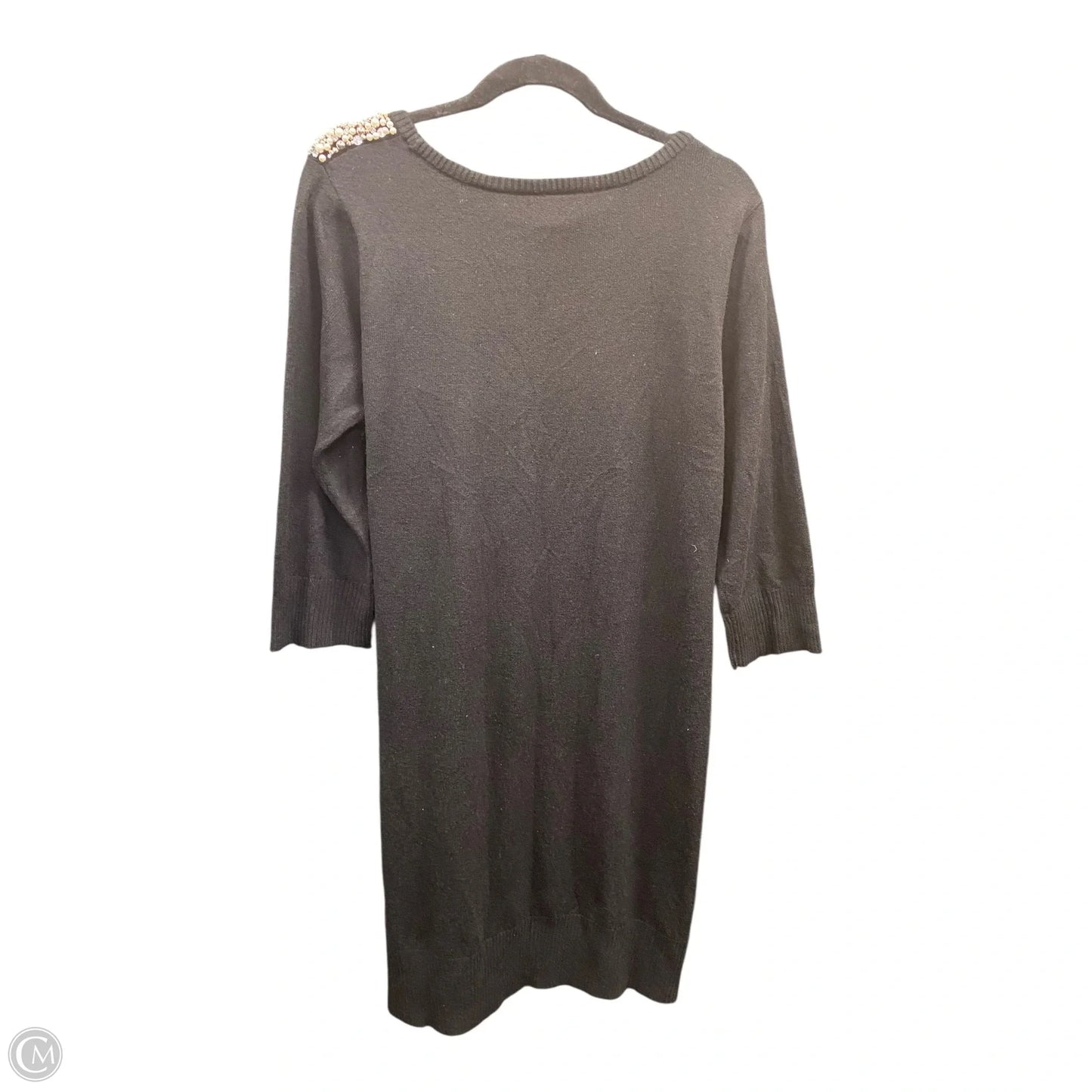 Dress Sweater By Agb In Black, Size: Xl