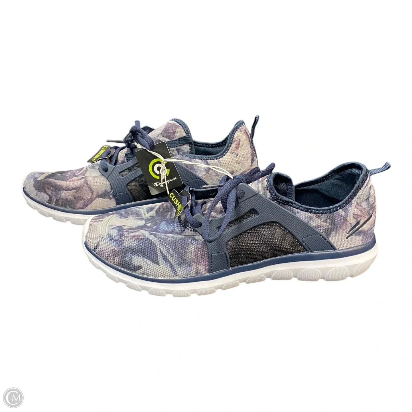 Shoes Athletic By Champion In Blue & Grey, Size: 10