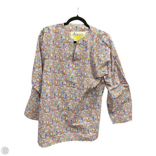 Top Long Sleeve By Clothes Mentor In Floral Print, Size: L