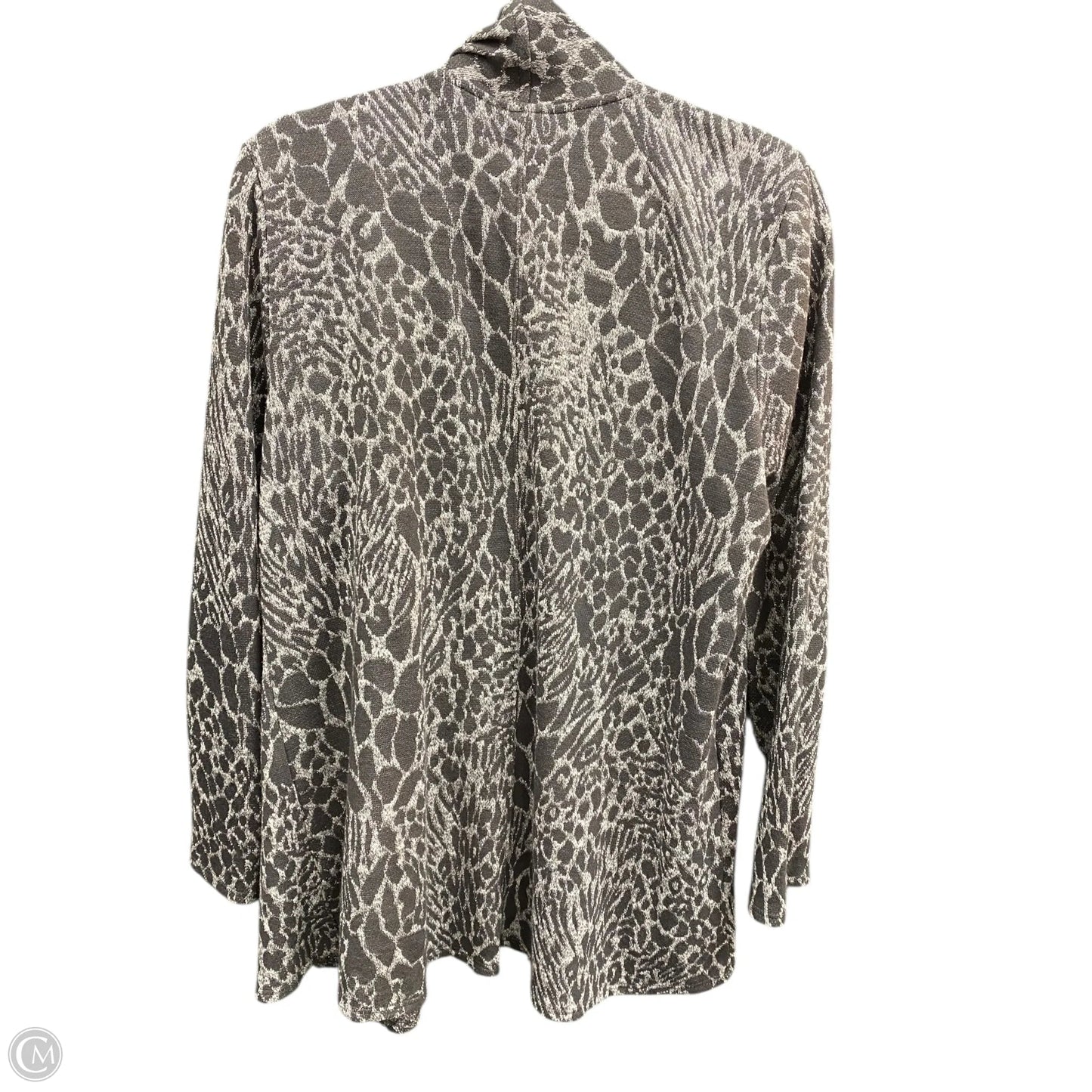 Cardigan By Ruby Rd In Animal Print, Size: L