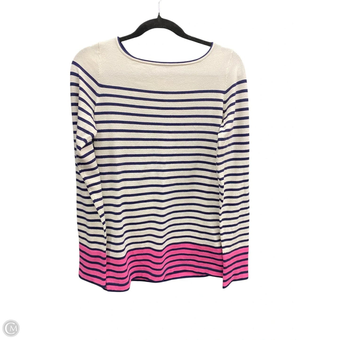 Sweater Designer By Lilly Pulitzer In Striped Pattern, Size: L