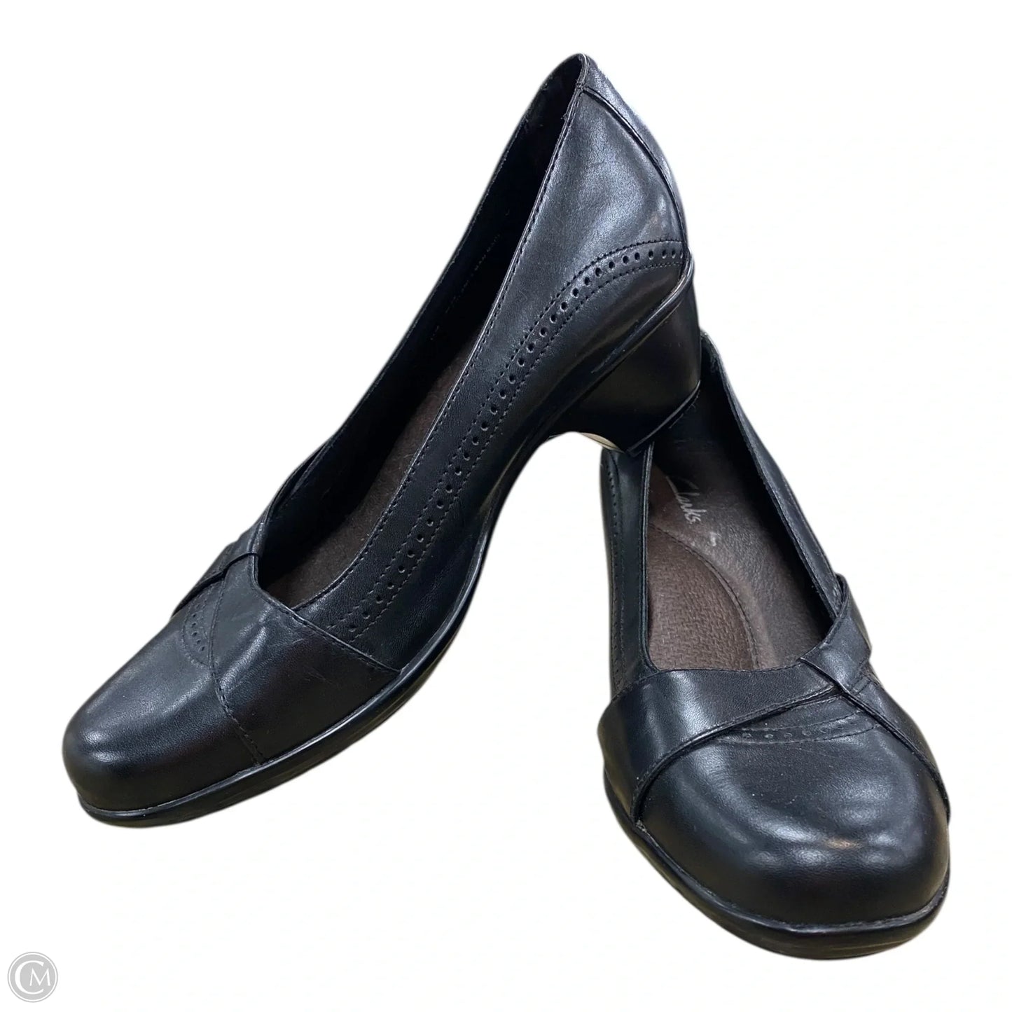 Shoes Heels Platform By Clarks In Black, Size: 11