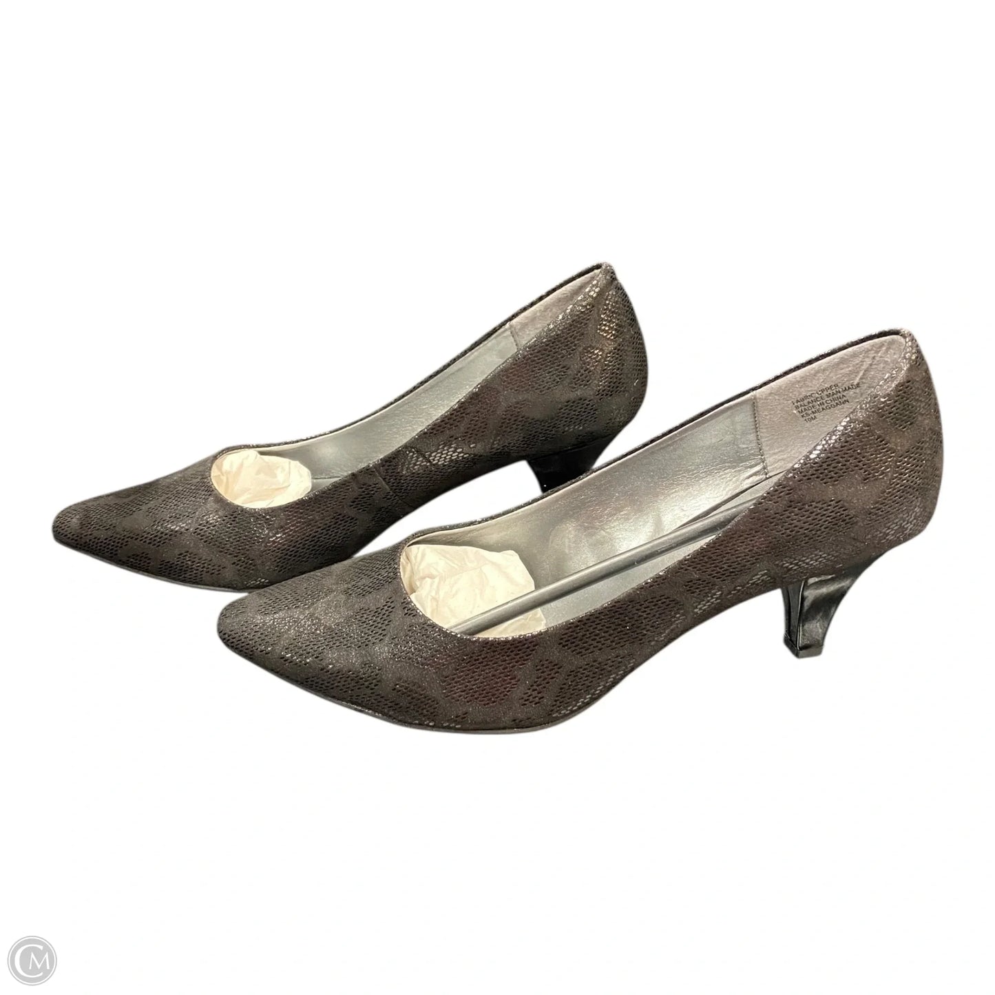 Shoes Heels Kitten By Karen Scott In Black, Size: 10