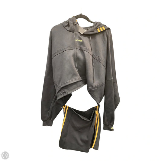 Dress Casual Short By Ivy Park In Black & Gold, Size: Xl