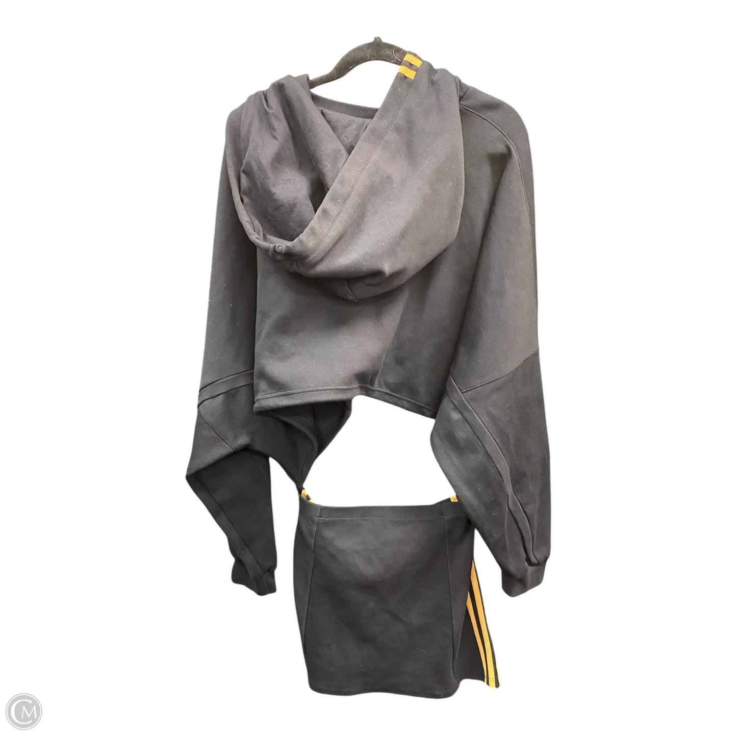 Dress Casual Short By Ivy Park In Black & Gold, Size: Xl