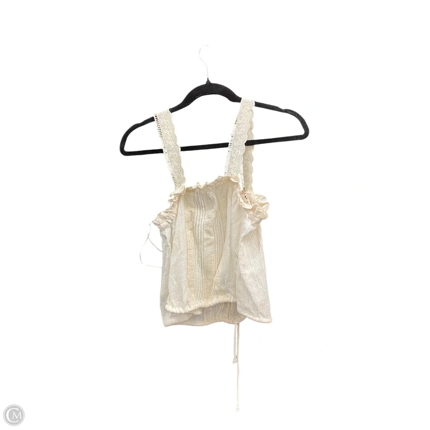 Top Sleeveless By Free People In Cream, Size: Xs
