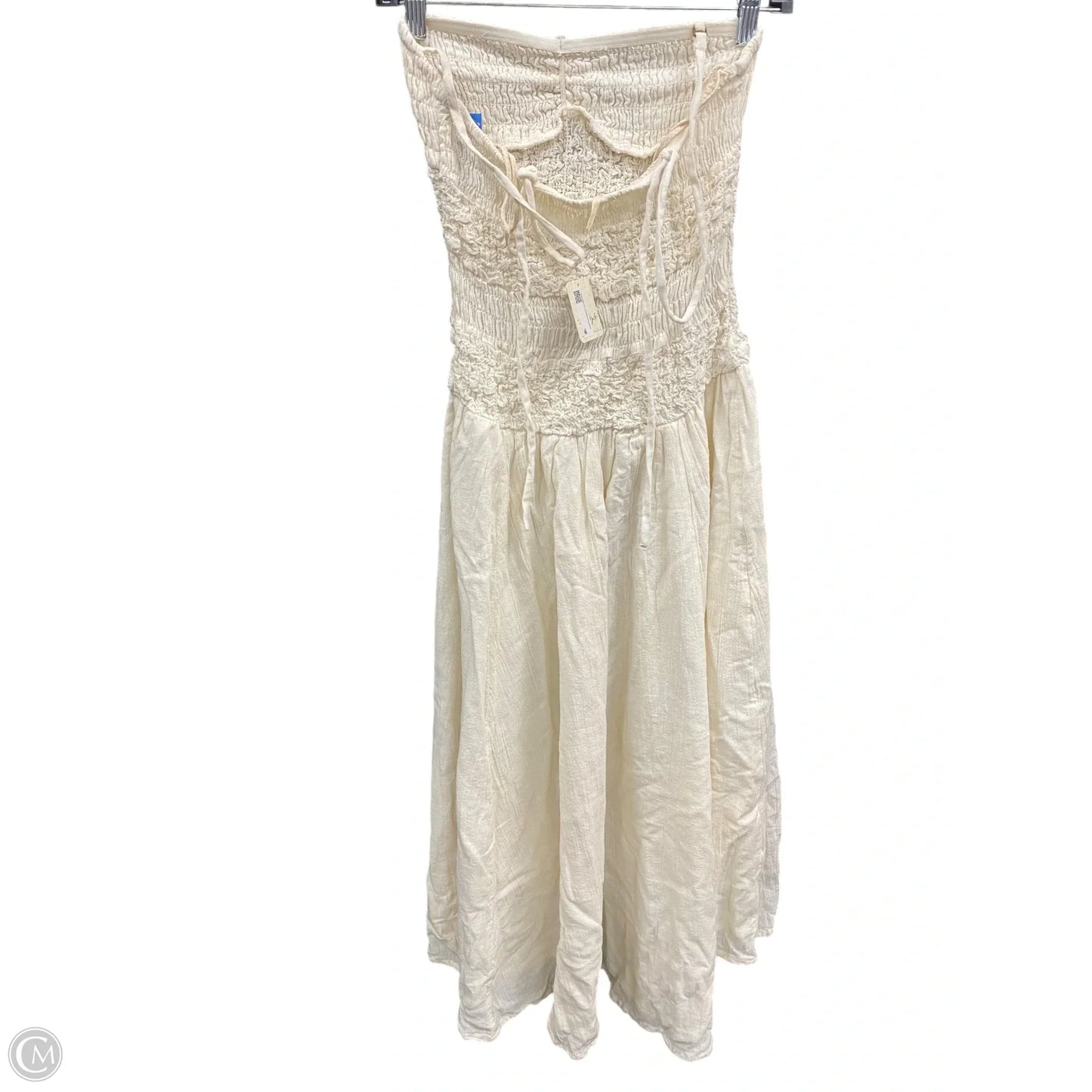 Dress Casual Midi By Free People In Cream, Size: Xs
