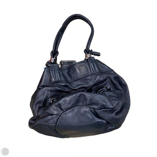 Handbag Leather By B. Makowsky, Size: Medium