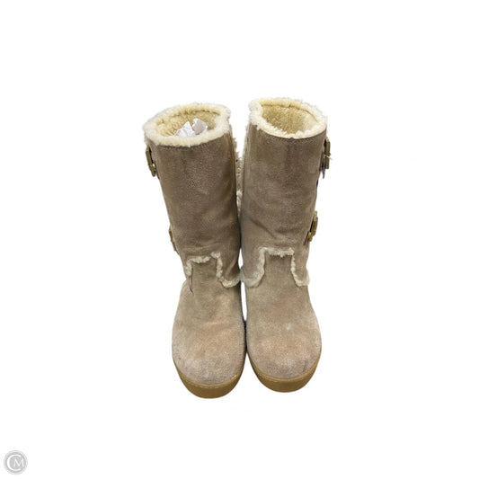 Boots Designer By Tory Burch In Tan, Size: 8