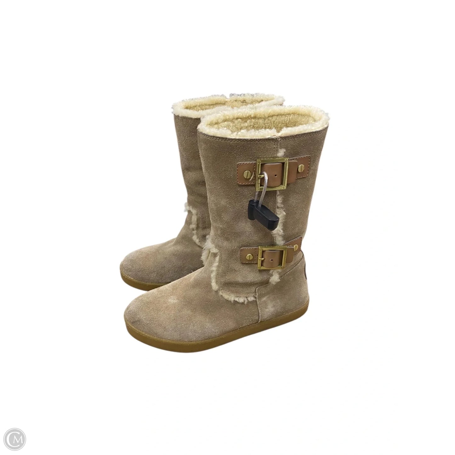 Boots Designer By Tory Burch In Tan, Size: 8