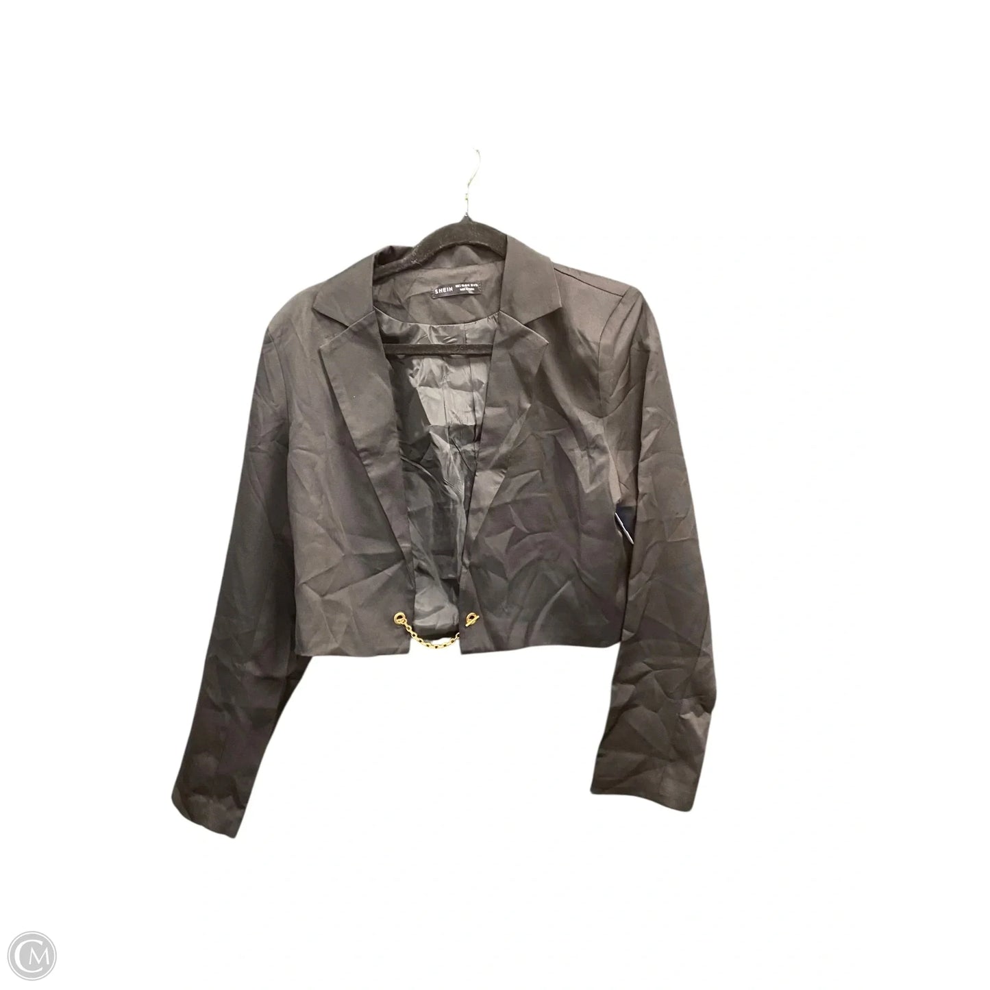 Blazer By Shein In Black & Gold, Size: L