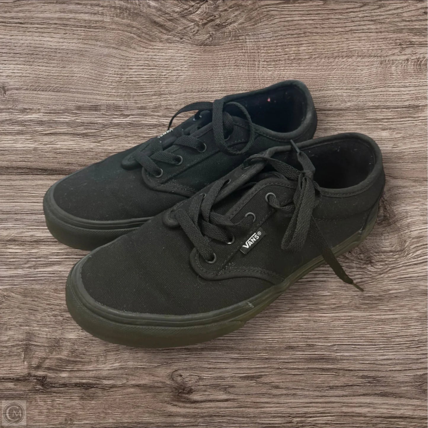 Shoes Sneakers By Vans In Black, Size: 5