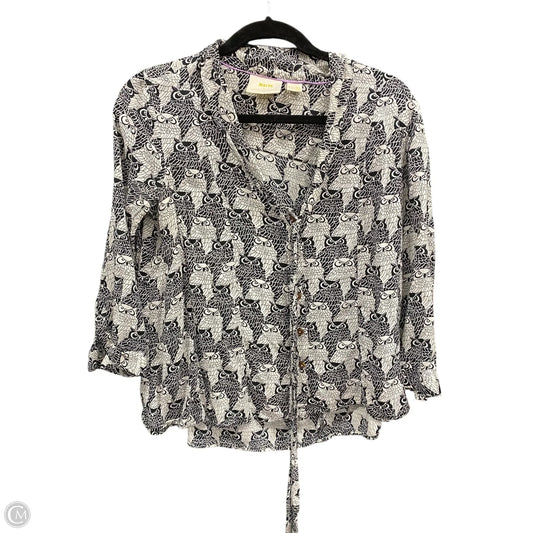 Blouse 3/4 Sleeve By Maeve In Animal Print, Size: 10
