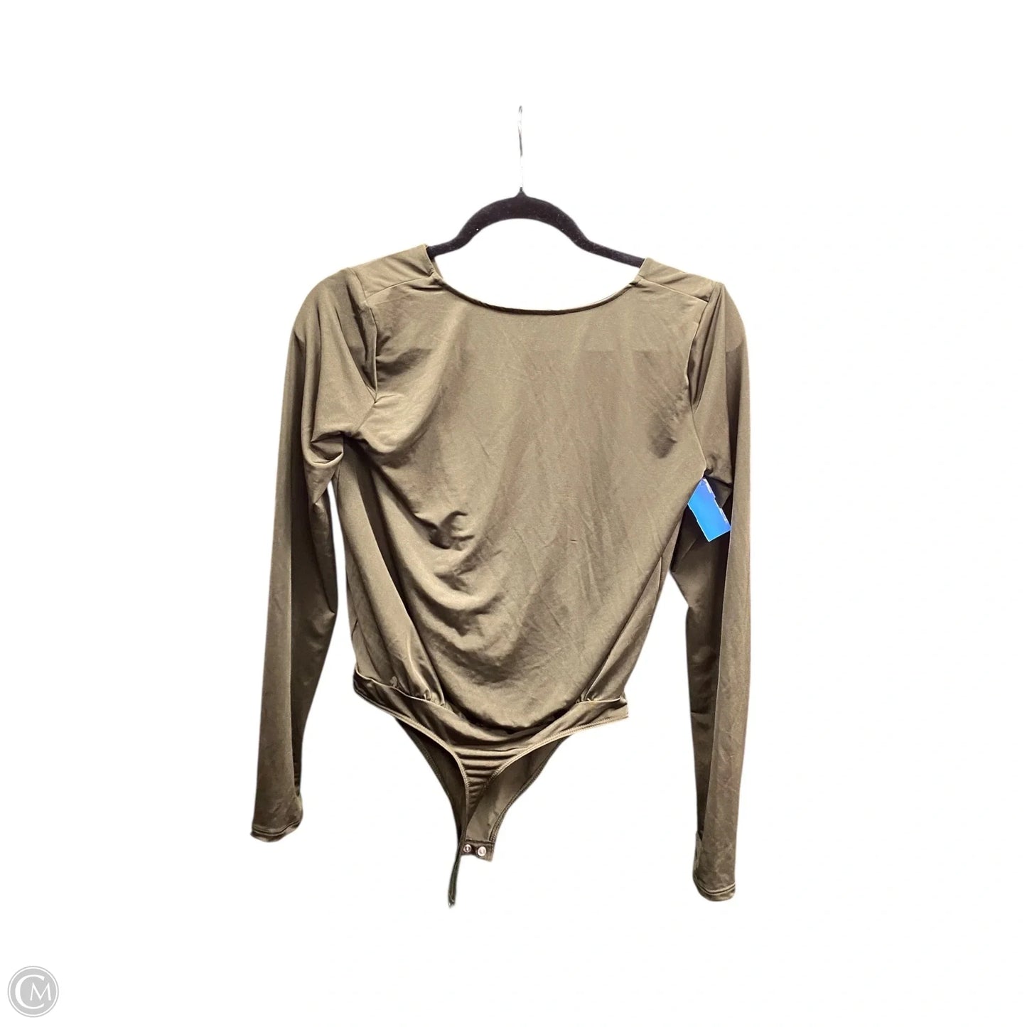 Bodysuit By Express In Green, Size: Xs