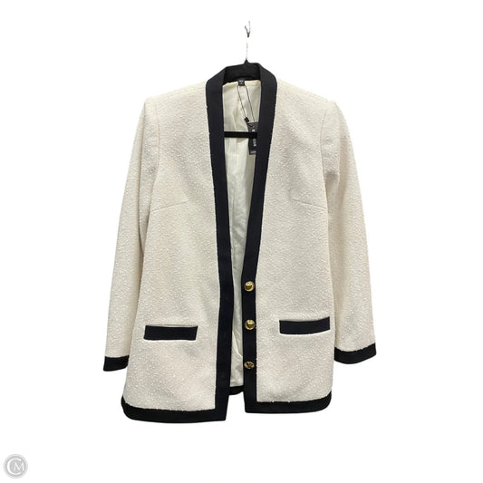 Blazer By Express In Black & Cream, Size: M