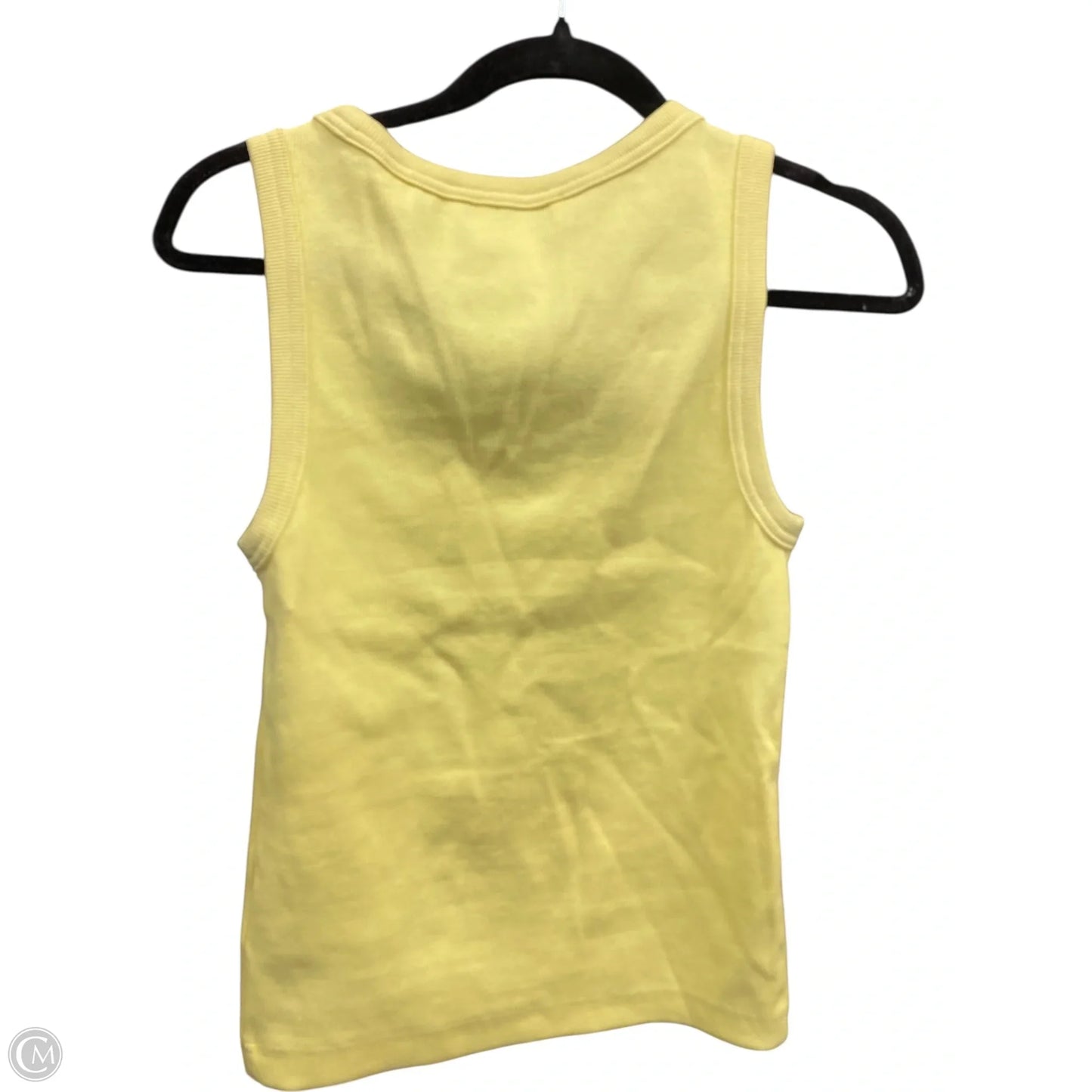 Tank Top By Cos In Yellow, Size: S