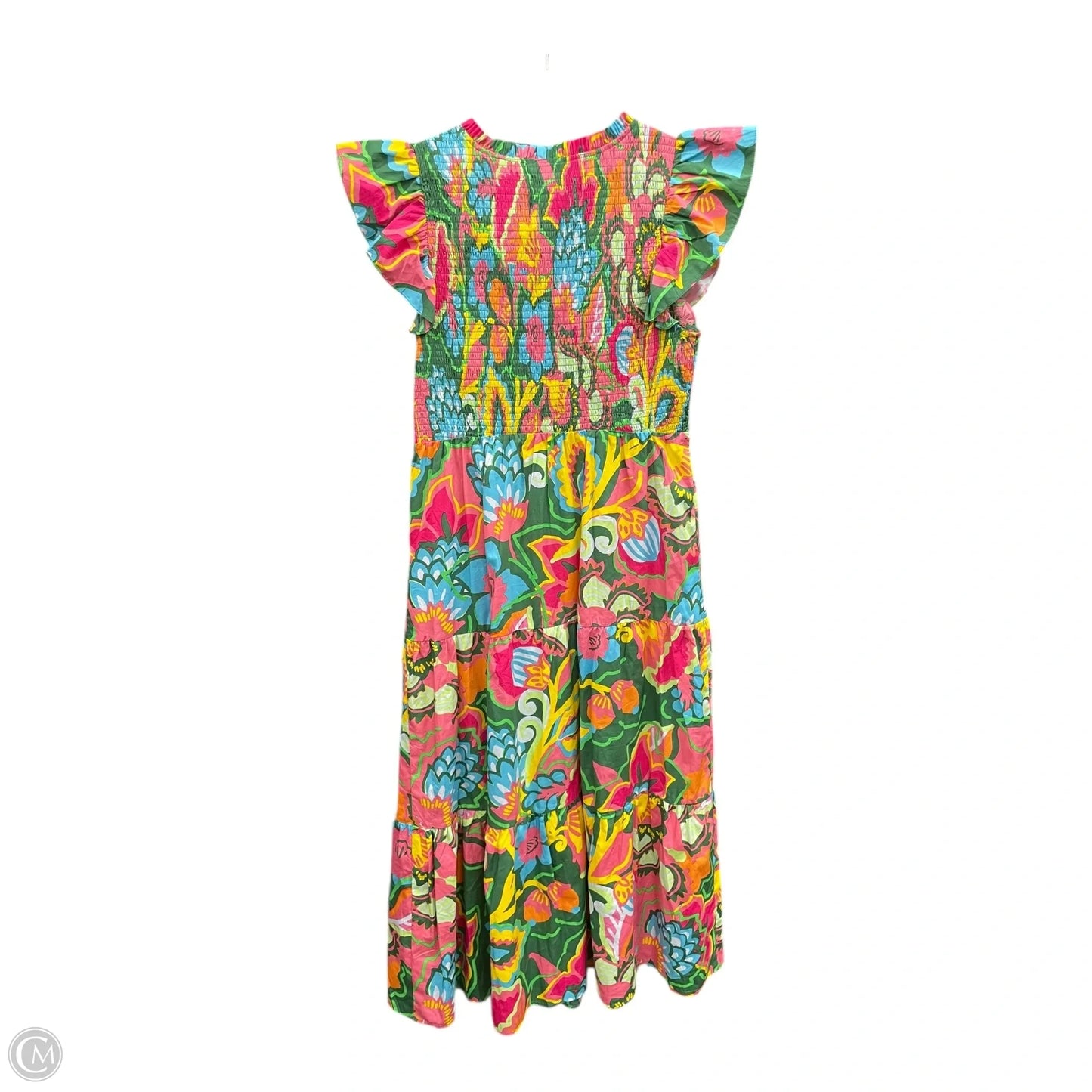 Dress Casual Maxi By Sugar Lips In Floral Print, Size: Xl