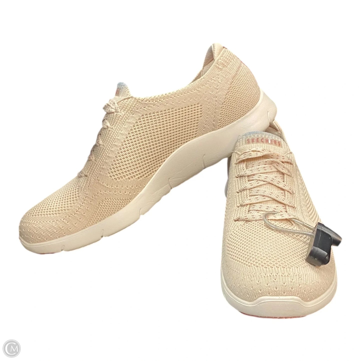 Shoes Athletic By Skechers In Cream & Grey, Size: 6