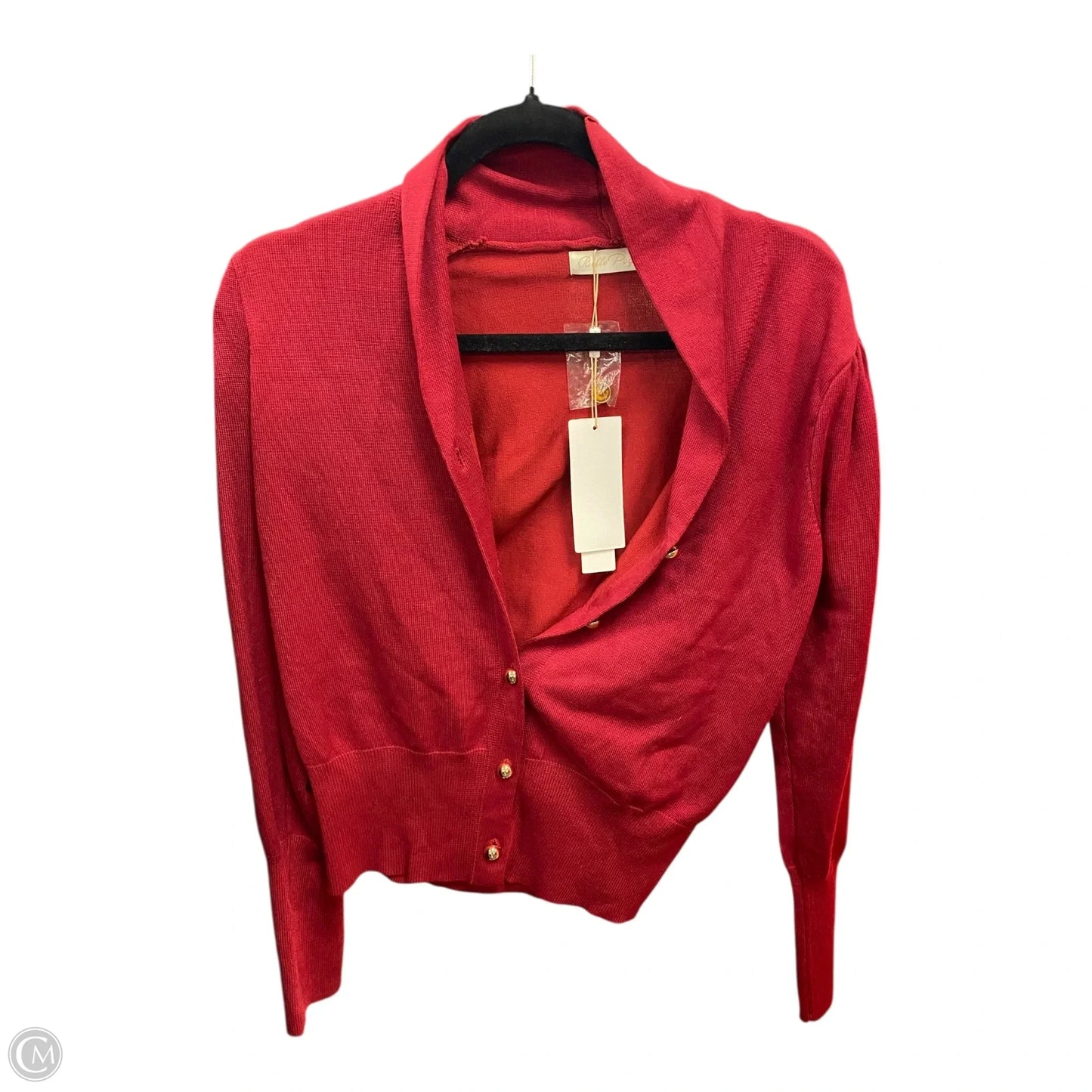 Cardigan By Clothes Mentor In Maroon, Size: M