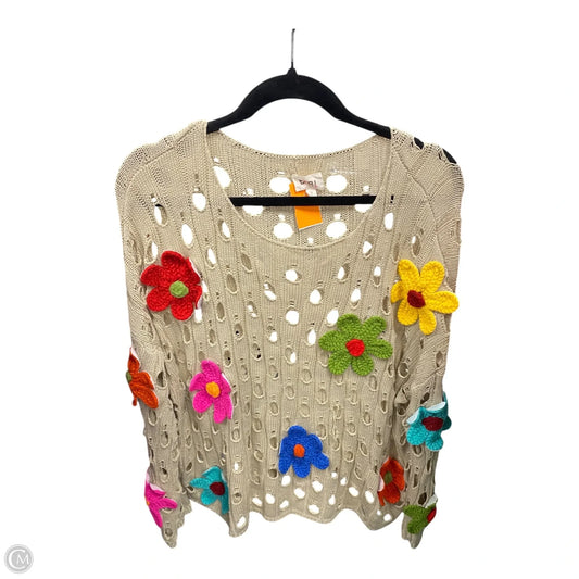 Cardigan By Bibi In Floral Print, Size: S