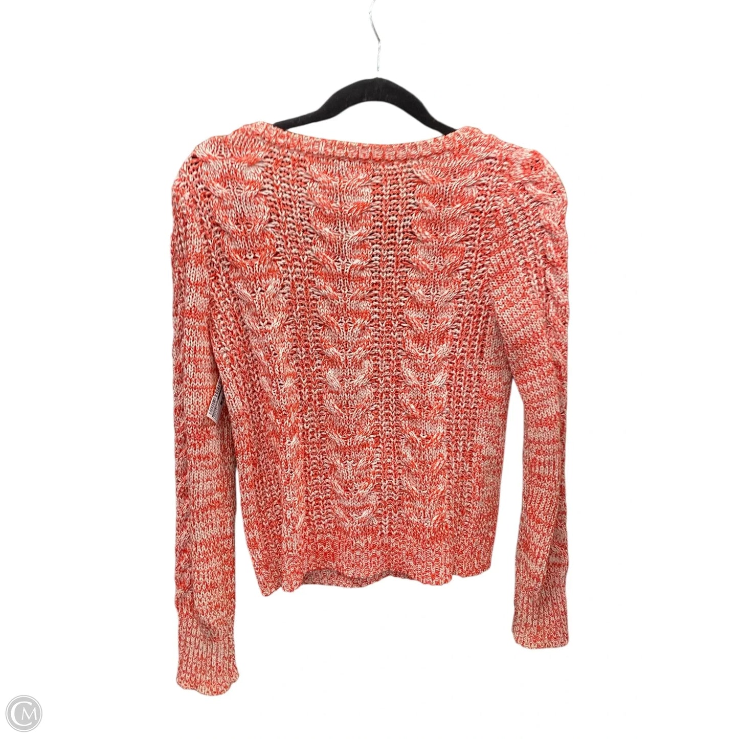 Sweater By Free People In Cream & Orange, Size: S