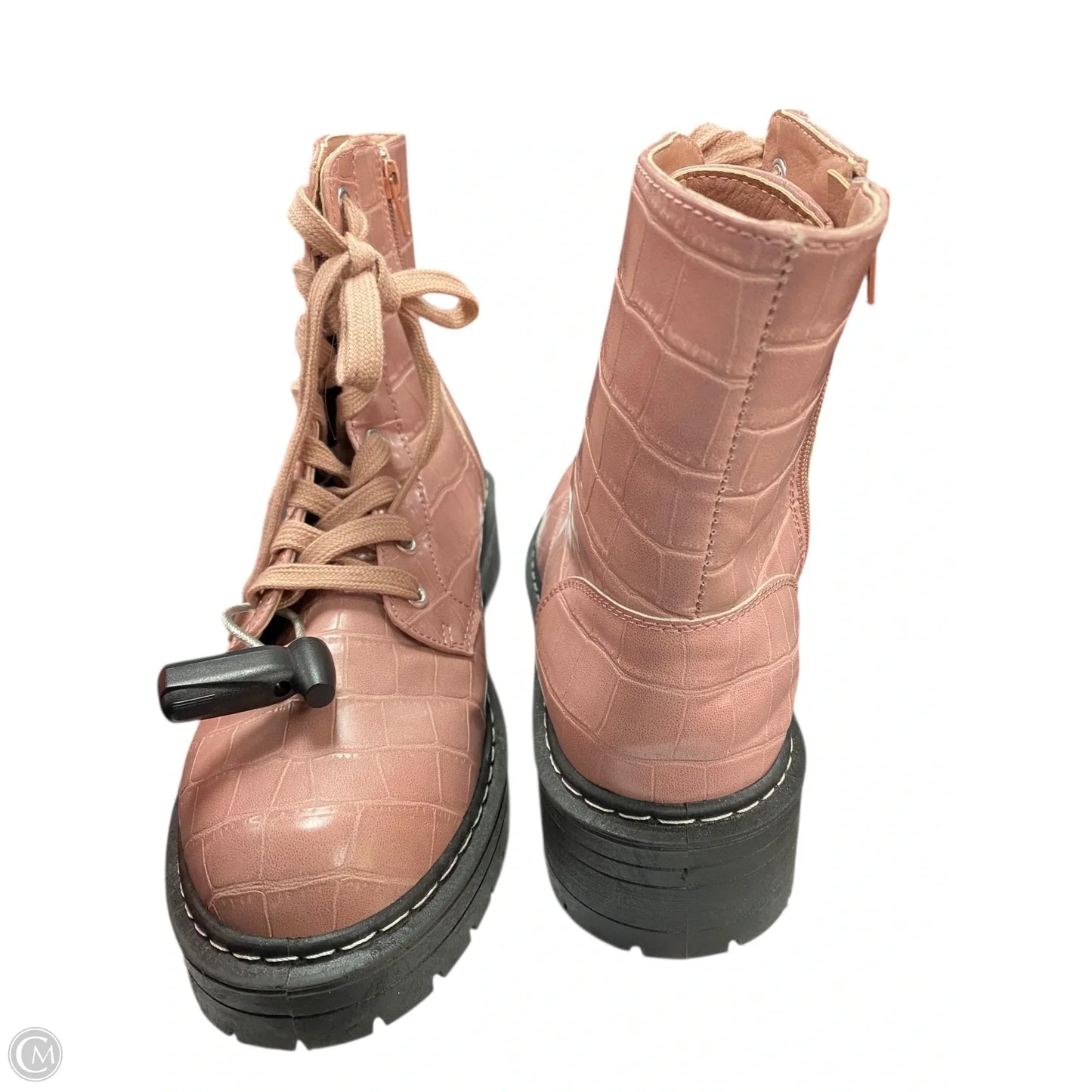 Boots Combat By Sugar In Pink, Size: 10