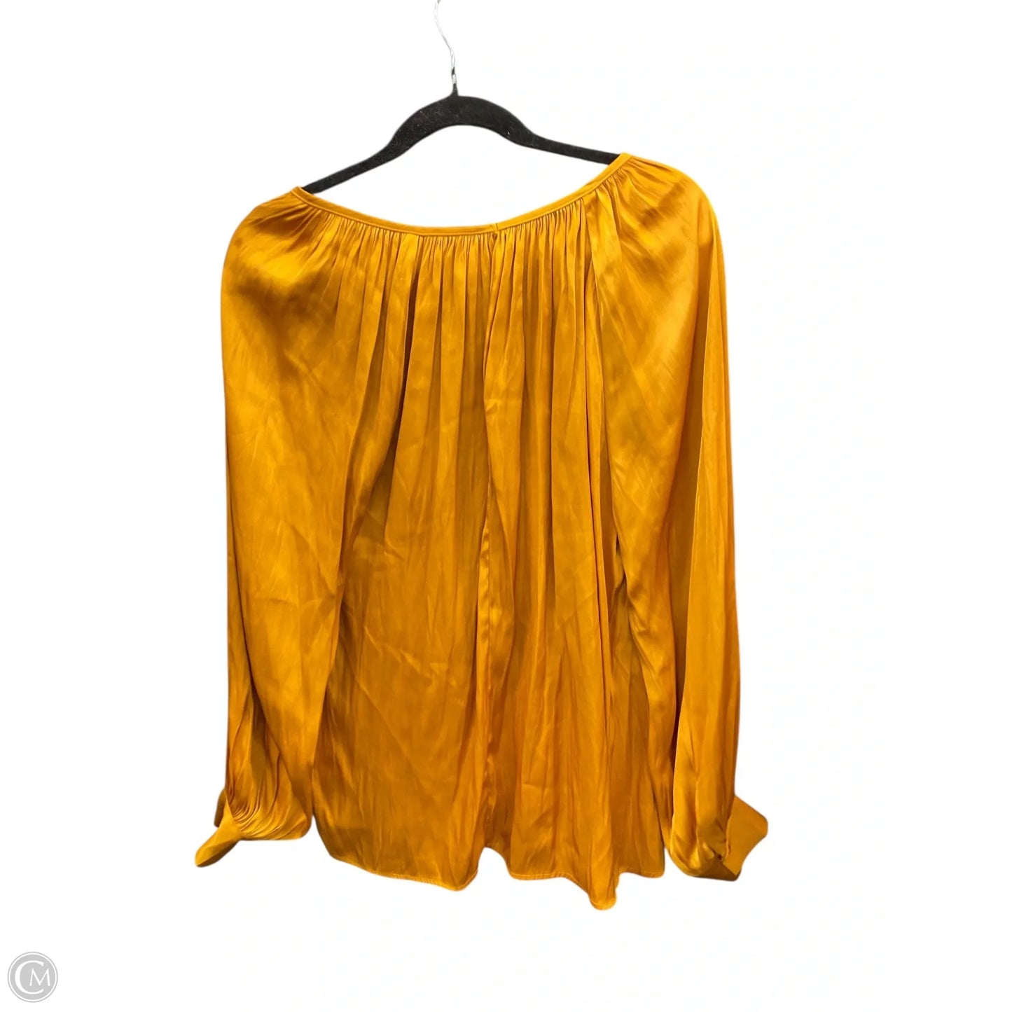 Blouse Long Sleeve By Glam In Gold, Size: S