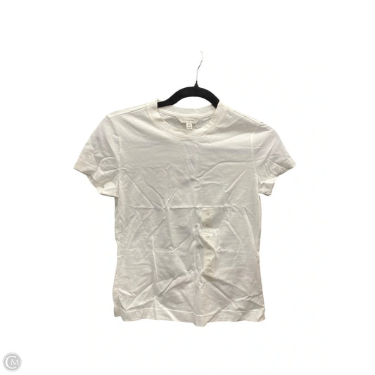 Top Short Sleeve Basic By Banana Republic In Cream, Size: Xs