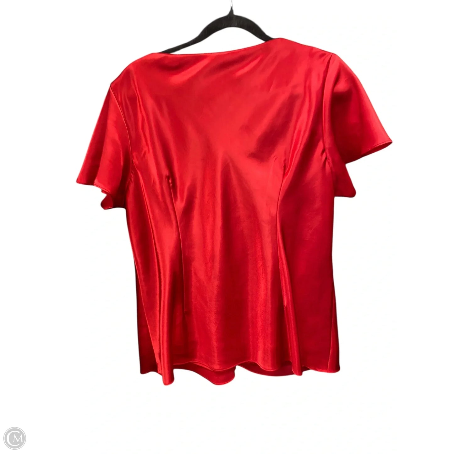 Blouse Short Sleeve By Lane Bryant In Red, Size: 18