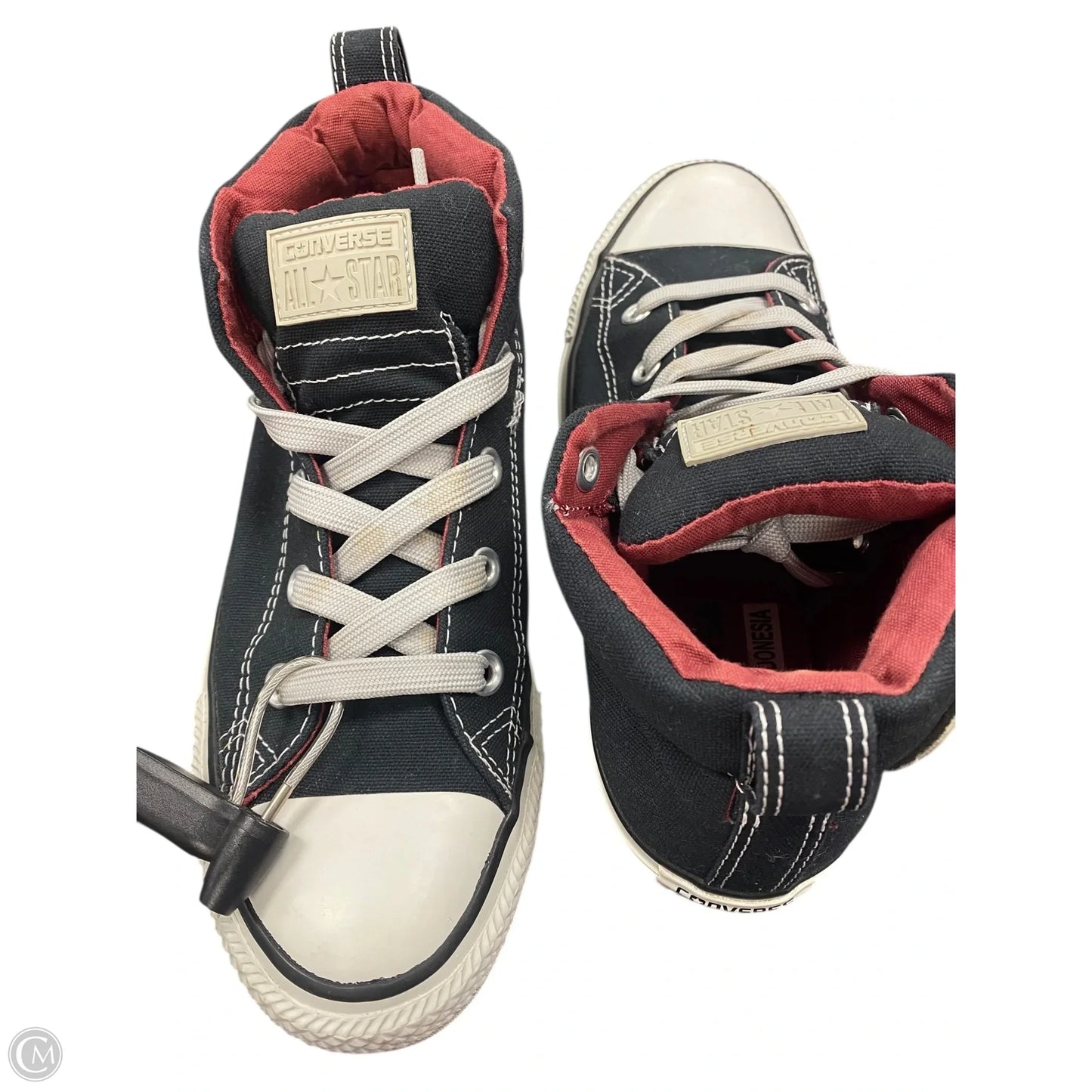 Shoes Sneakers By Converse In Black & Red, Size: 7