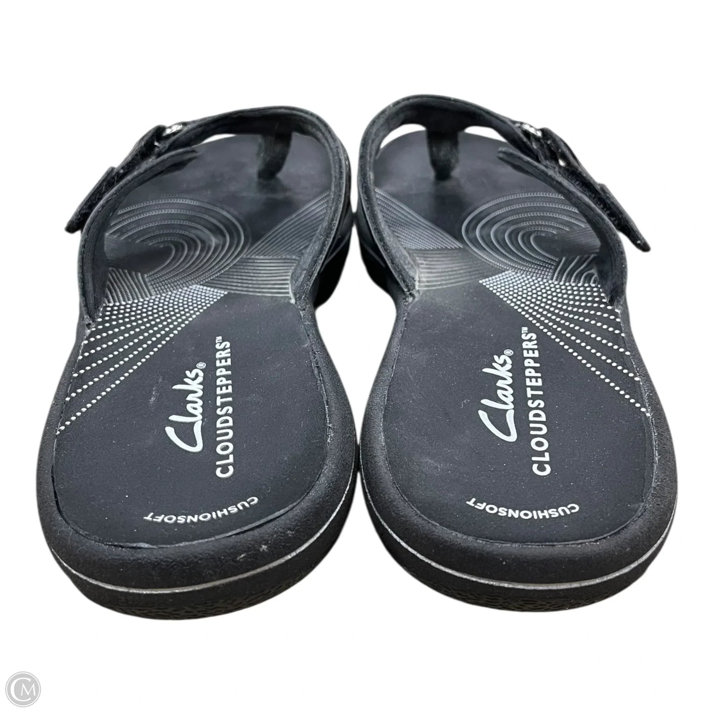 Sandals Flats By Clarks In Black, Size: 6