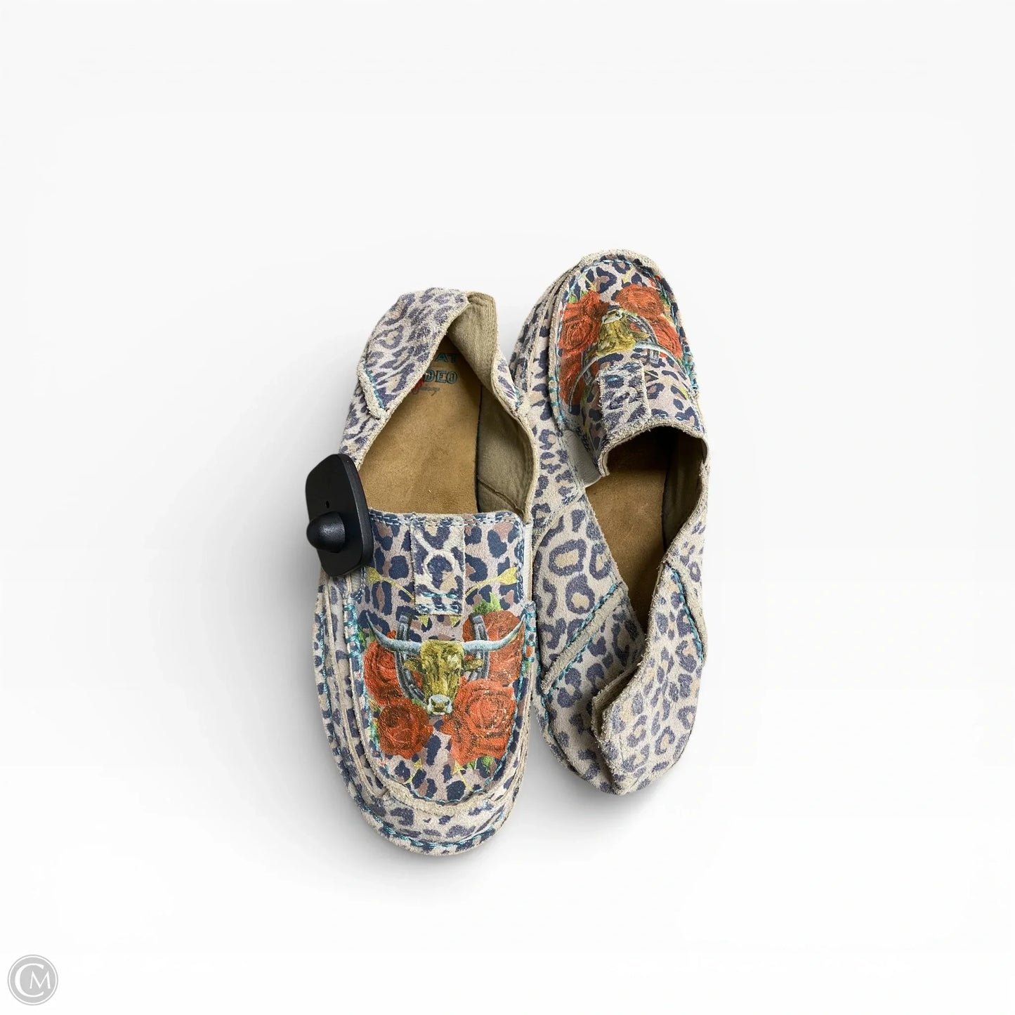 Shoes Flats By Ariat In Animal Print, Size: 9