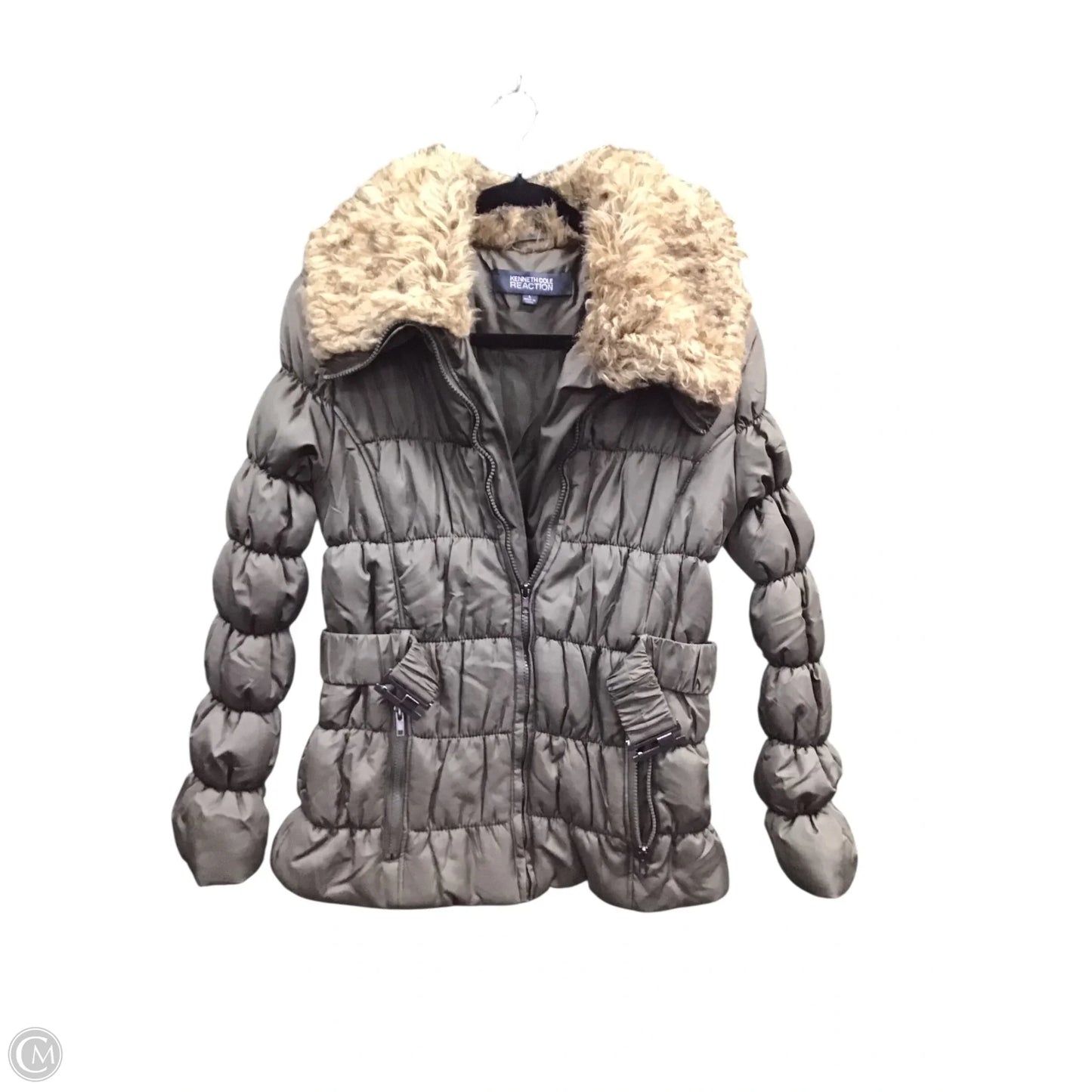 Coat Parka By Kenneth Cole Reaction In Green, Size: L