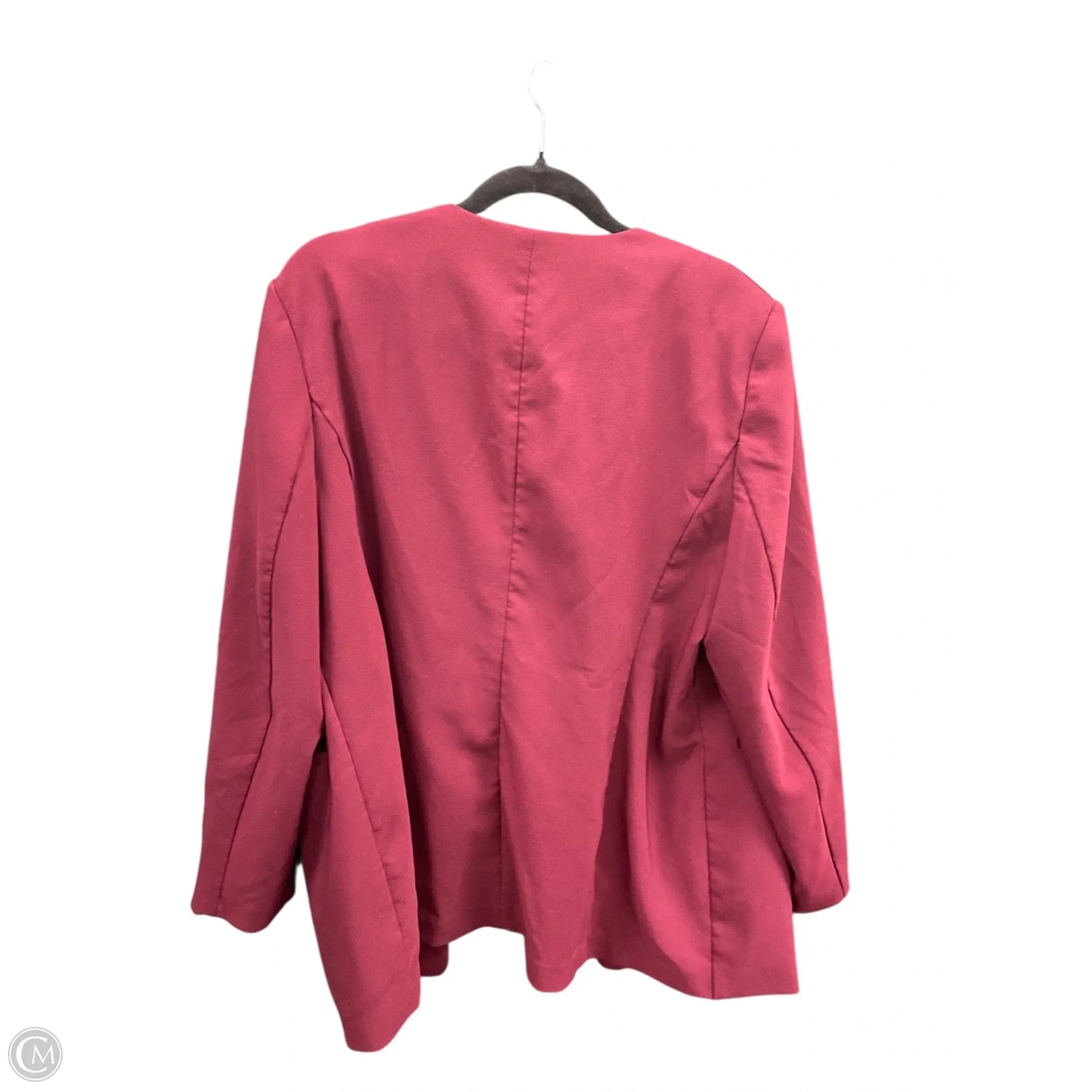 Blazer By Anne Klein In Maroon, Size: Xl