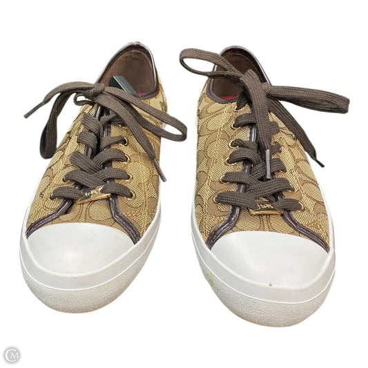 Shoes Designer By Coach In Brown, Size: 8