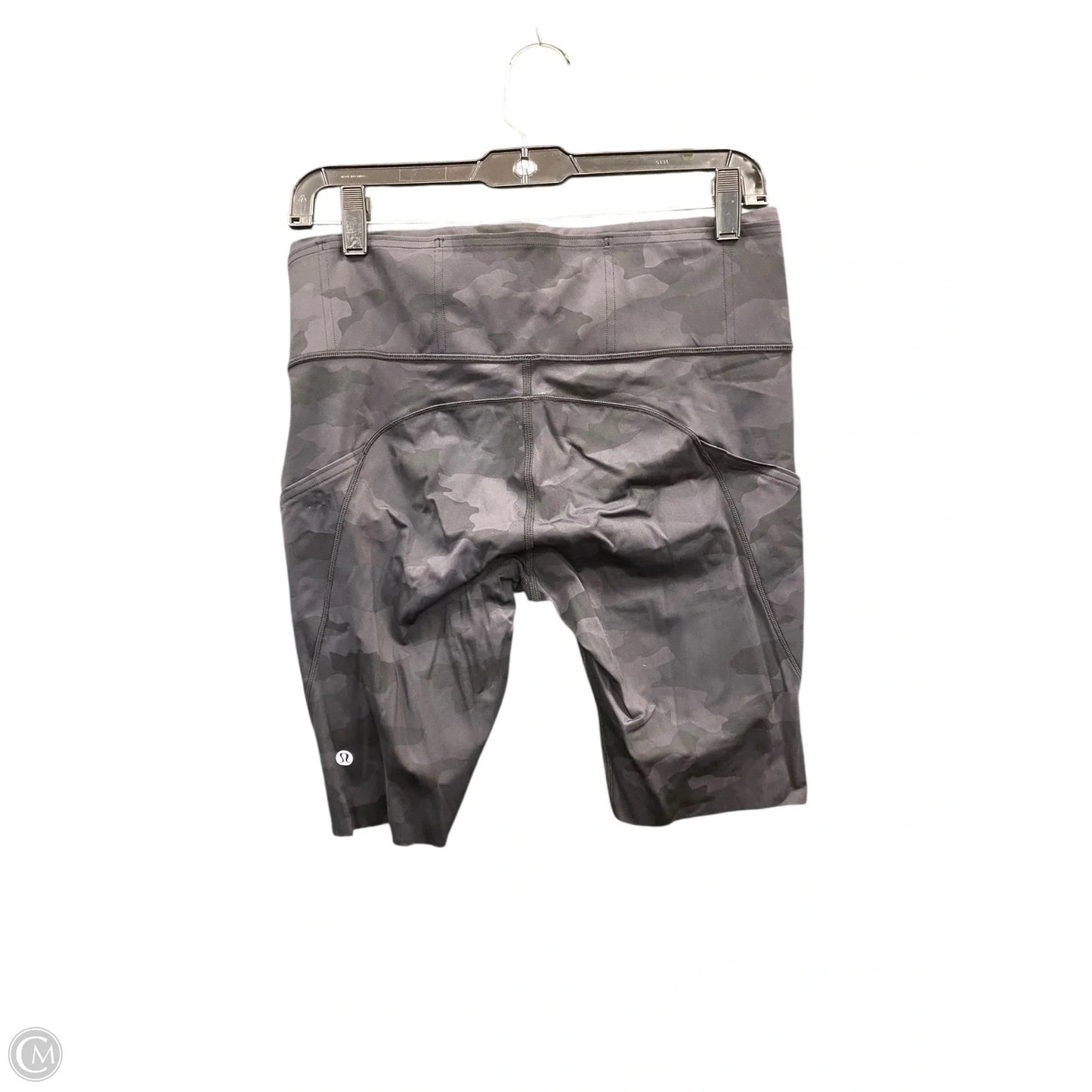 Athletic Shorts By Lululemon In Camouflage Print, Size: 10
