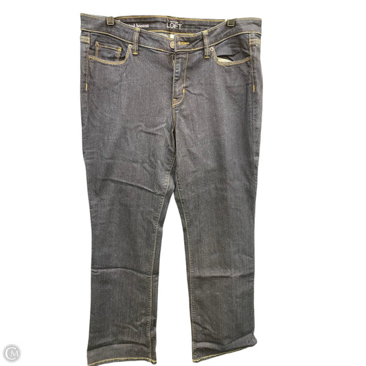 Jeans Boot Cut By Loft In Blue, Size: 14
