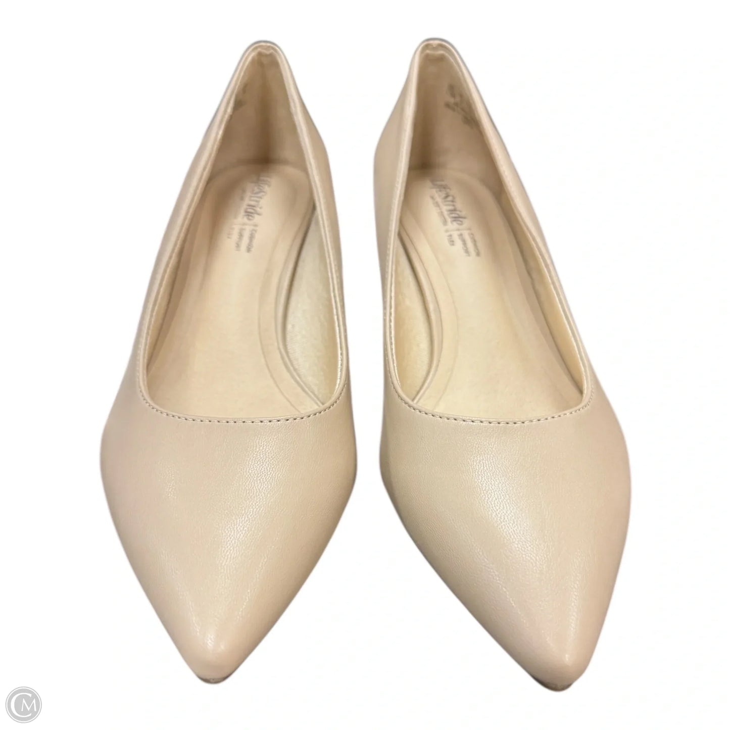 Shoes Heels Kitten By Life Stride In Beige, Size: 7.5