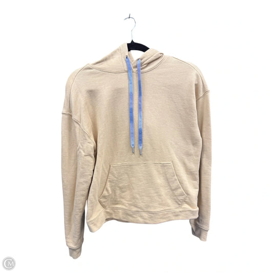 Sweatshirt Hoodie By Madewell In Yellow, Size: S