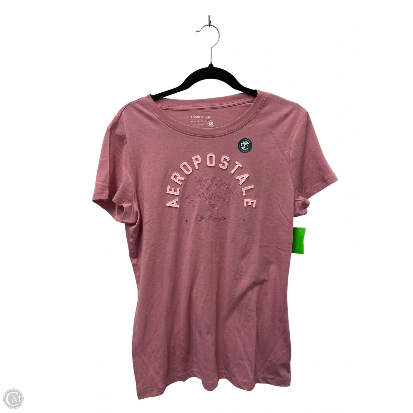 Top Short Sleeve Basic By Aeropostale In Pink, Size: Xl
