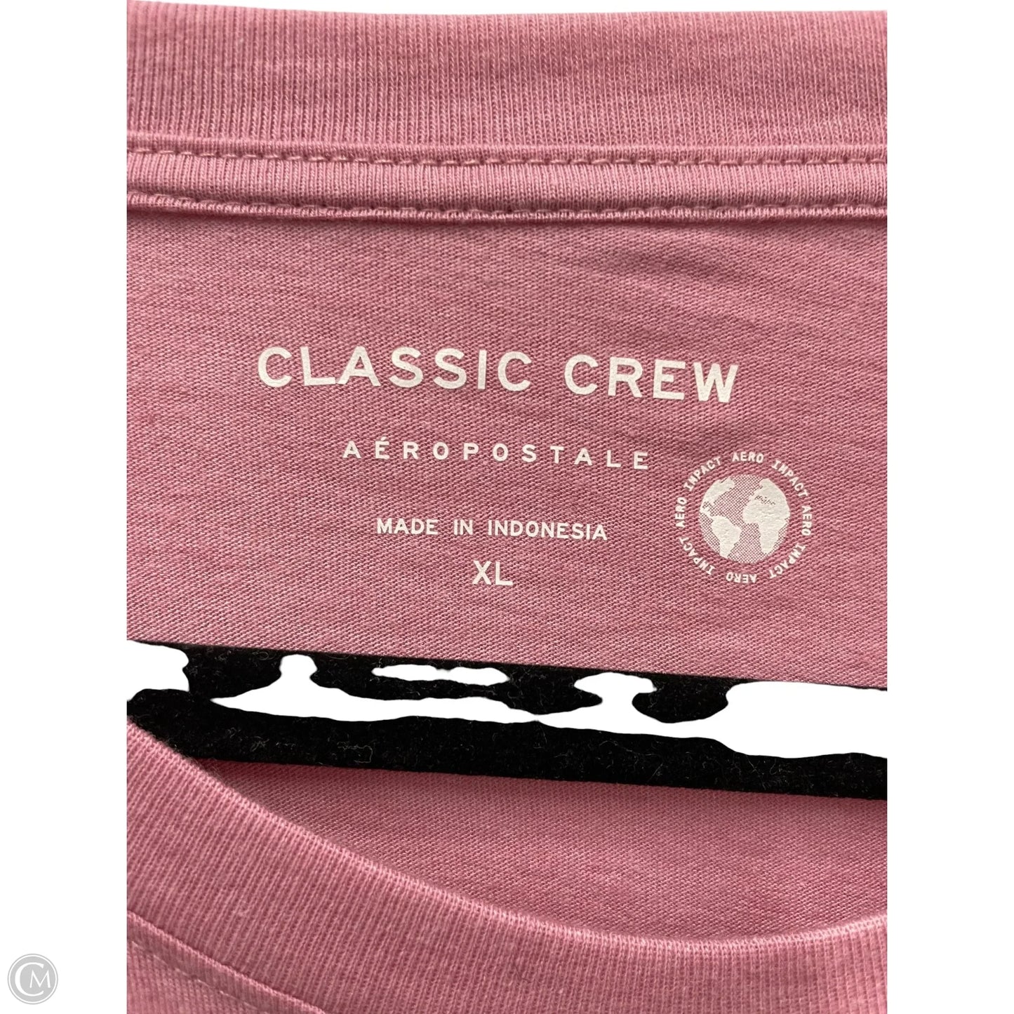 Top Short Sleeve Basic By Aeropostale In Pink, Size: Xl