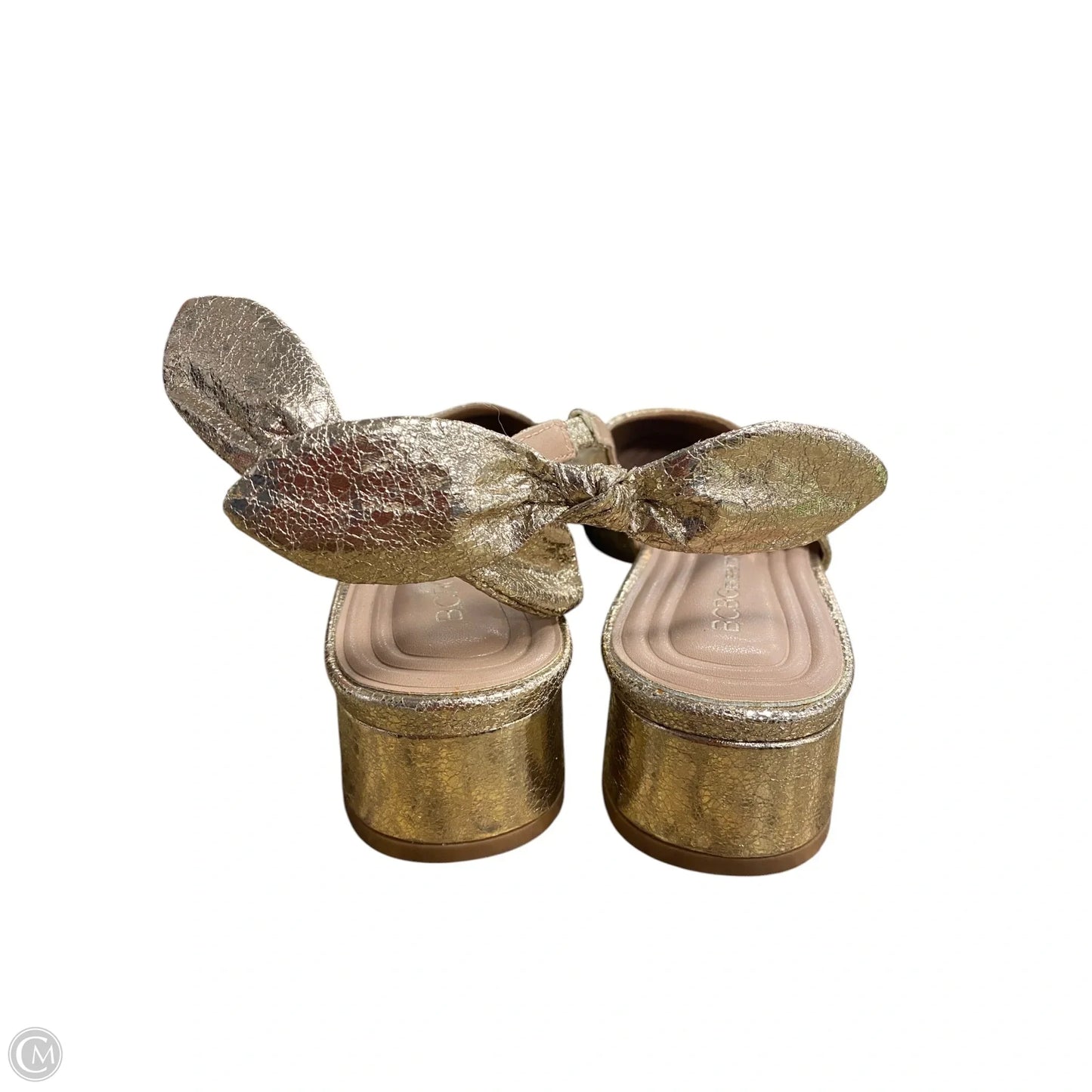 Shoes Flats By Bcbg In Gold, Size: 8