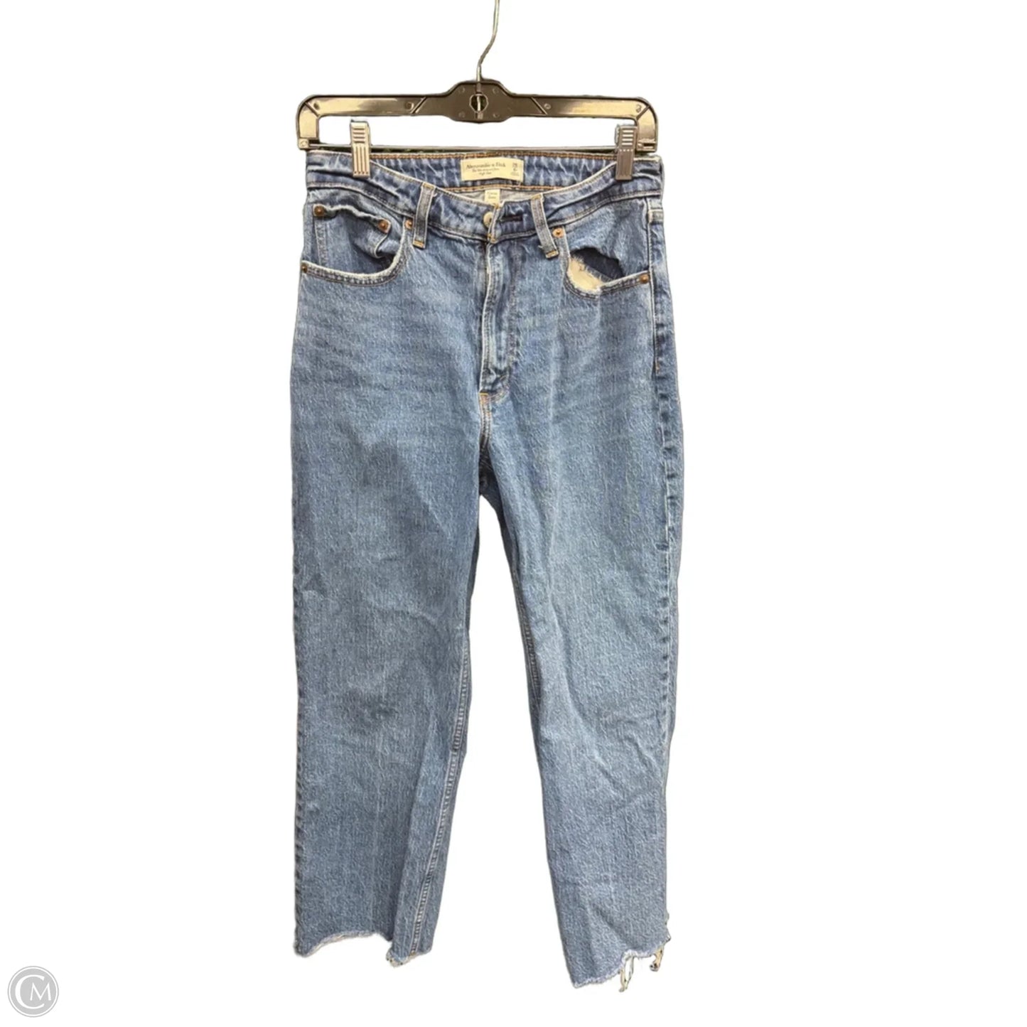 Jeans Straight By Abercrombie And Fitch In Blue, Size: 6