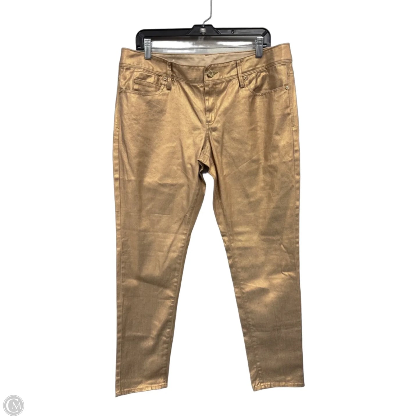 Jeans Designer By Lilly Pulitzer In Gold, Size: 14