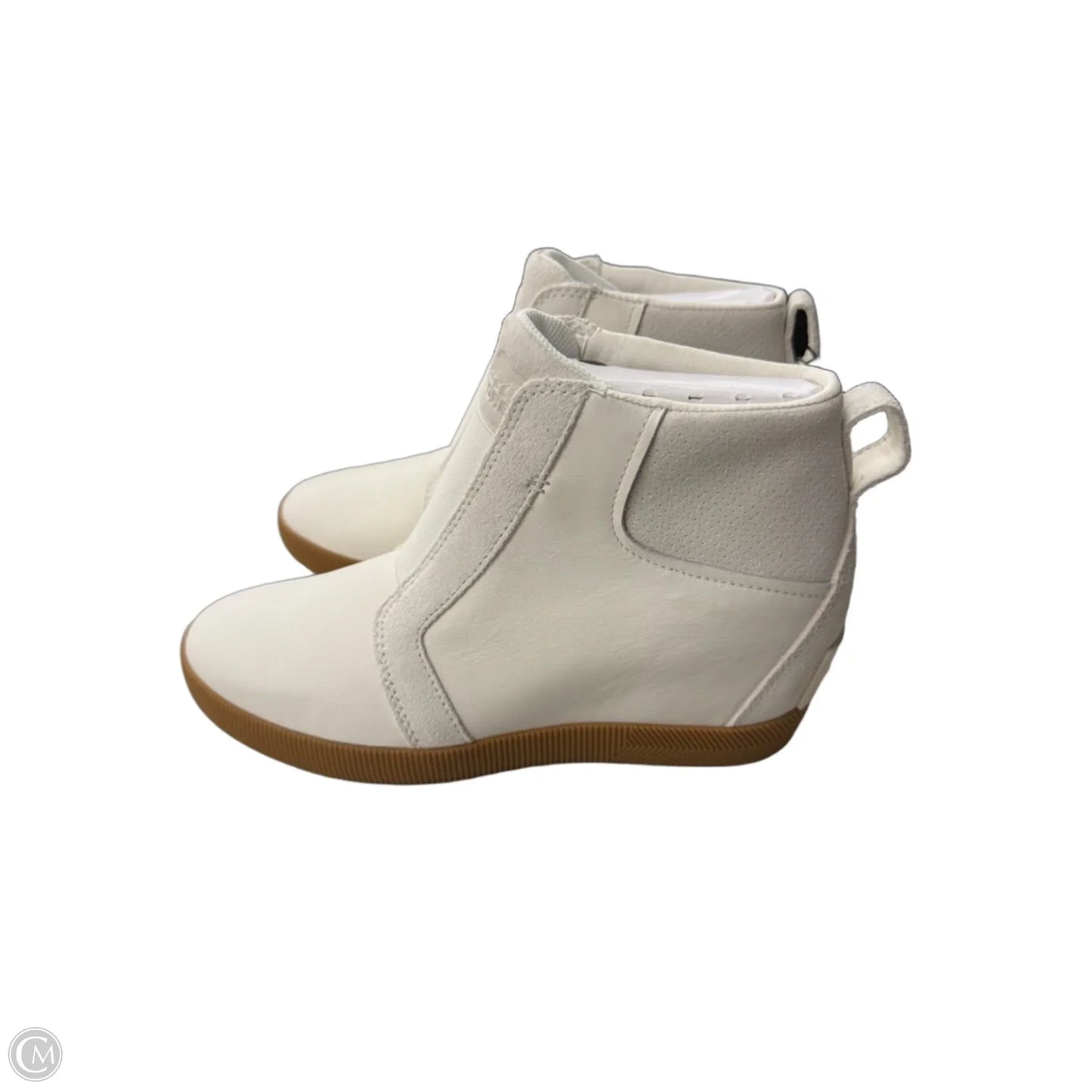 Boots Ankle Flats By Sorel In Cream, Size: 9