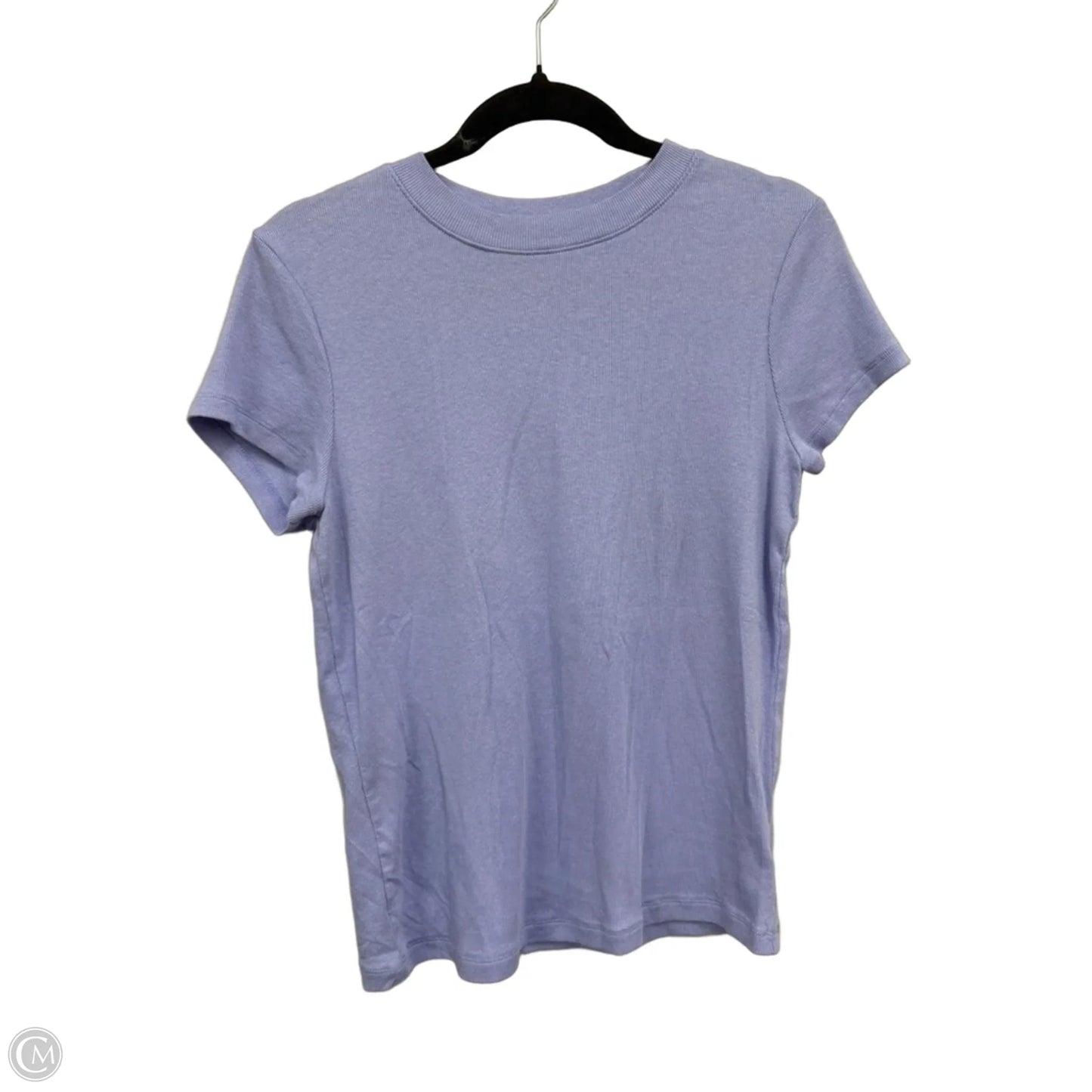 Top Short Sleeve Basic By A New Day In Purple, Size: L