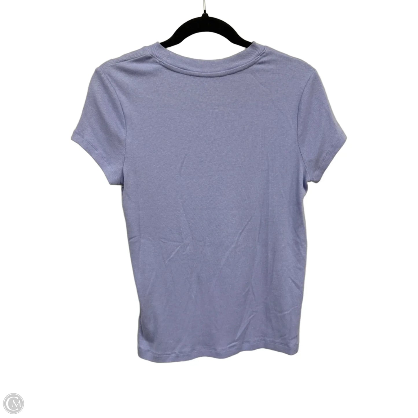 Top Short Sleeve Basic By A New Day In Purple, Size: L