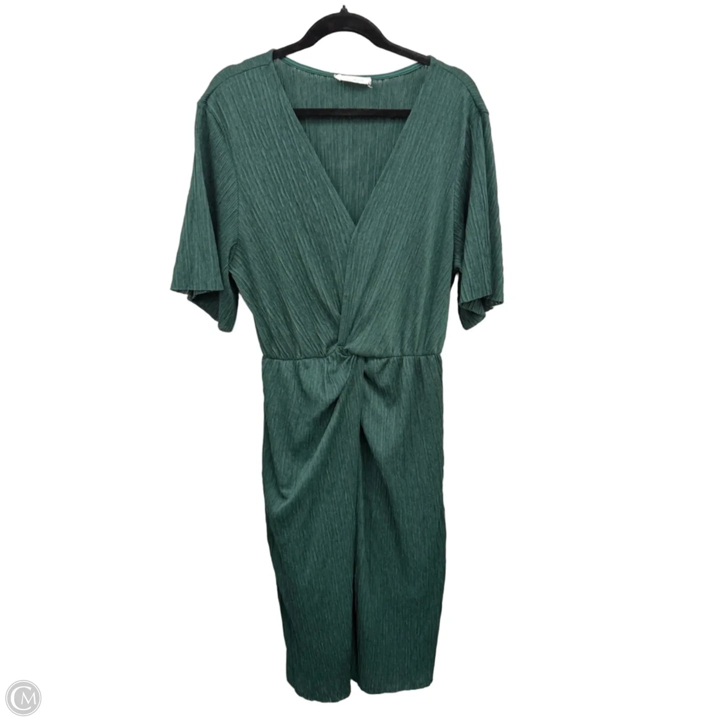 Dress Casual Midi By All In Favor In Green, Size: Xl