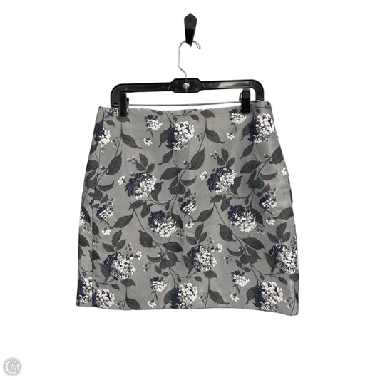 Skirt Mini & Short By Loft In Silver, Size: 6
